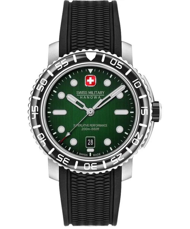 Orologio da Uomo Swiss Military Hanowa Black Marlin SMWGN0001707