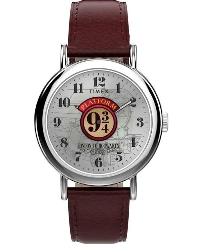 Orologio Unisex Timex Harry Potter X Weekender Platform 9 3/4 37mm Leather Strap TW2Y76200