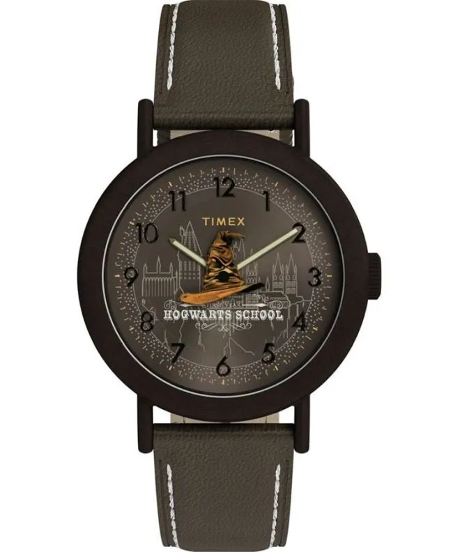 Orologio Unisex Timex Harry Potter X Weekender Sorting Hat 37mm Leather Strap TW2Y77000