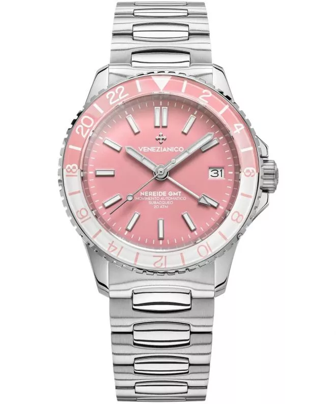 Orologio Unisex Venezianico Nereide GMT Rosa 3521506C