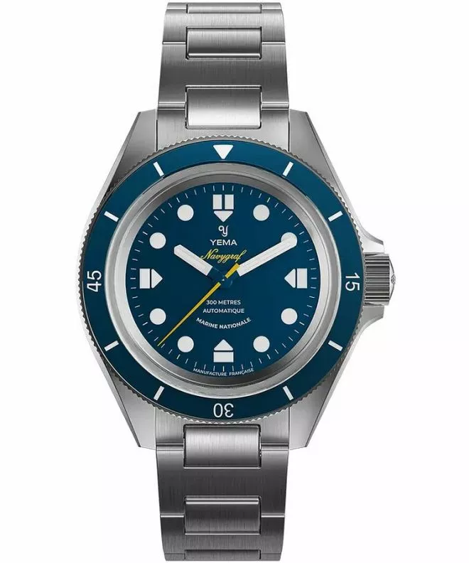 Orologio da Uomo Yema Navygraf Marine Nationale Automatic 21.14.55.SN.M