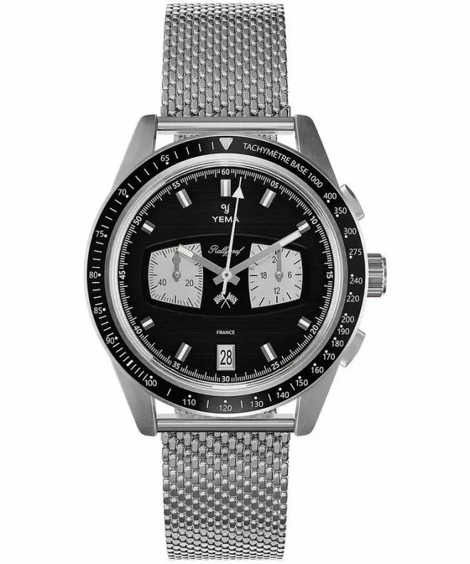 Orologio da Uomo Yema Rallygraf Reverse Panda II Chronograph YMHF1584-AM