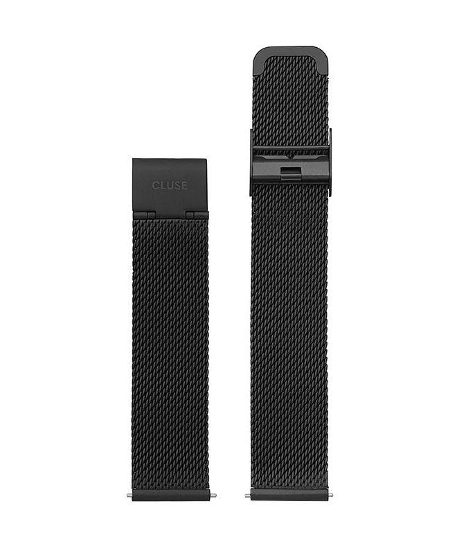 Bransoleta Cluse Minuit Mesh Black 16 mm