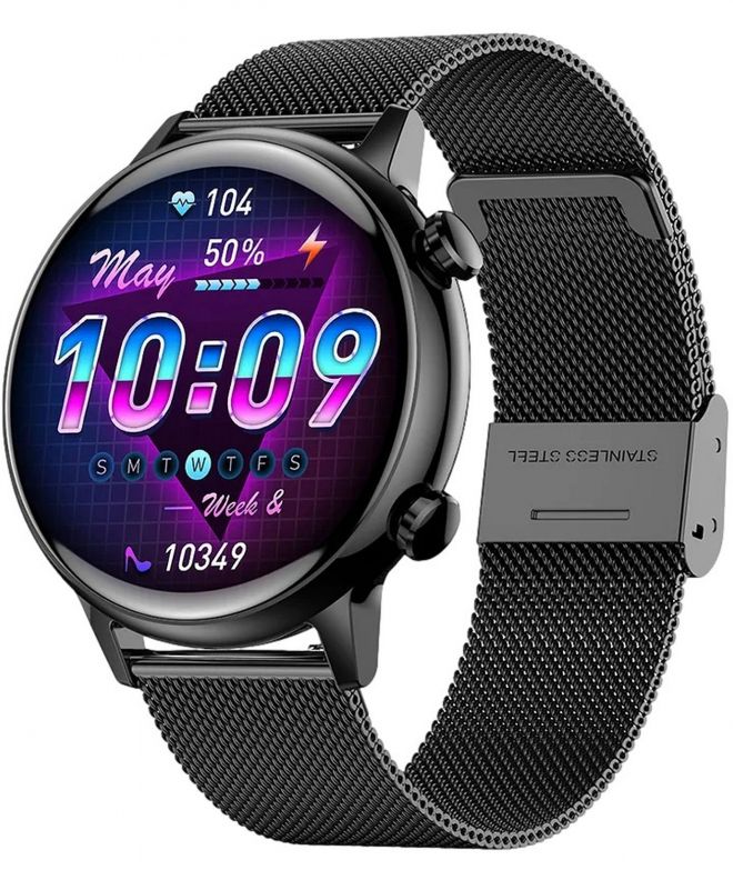 Smartwatch Unisex Manta Alexa Mini Czarny SET