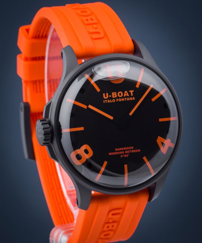 Orologio da Uomo U-Boat Darkmoon 44 BK Orange PVD