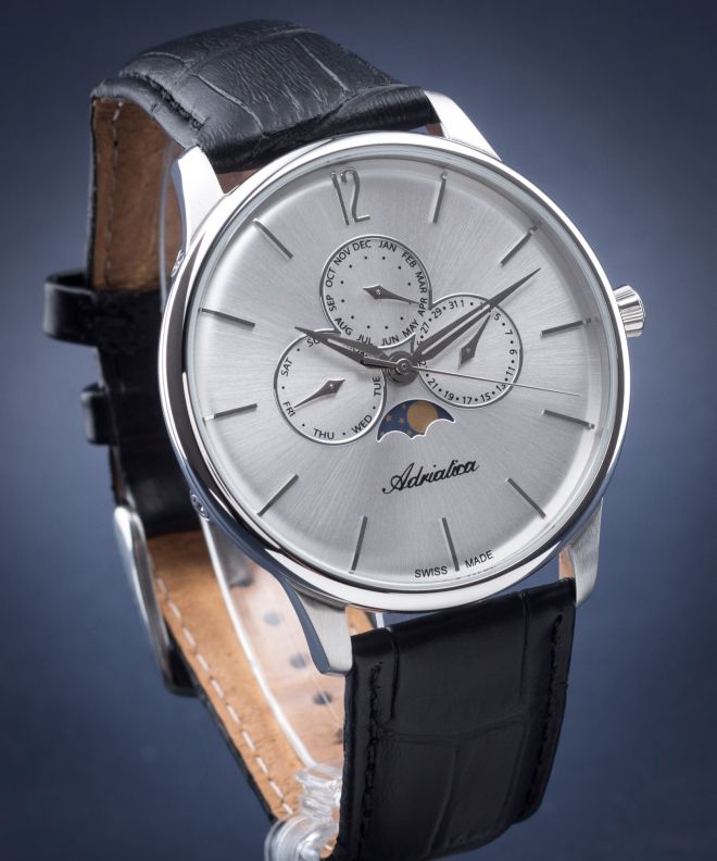 Orologio da Uomo Adriatica Adriatica Classic Moonphase