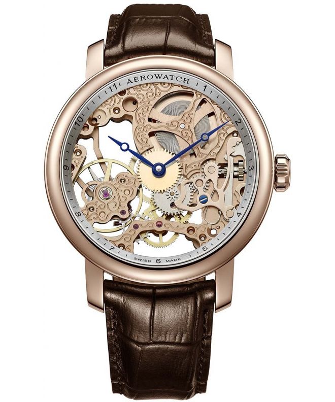 Orologio da Uomo Aerowatch Renaissance Big Mechanical Skeleton