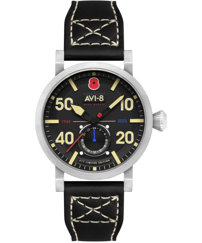 Orologio da Uomo AVI-8 Onyx Black Dambuster Anniversary Royal British Legion Limited Edition