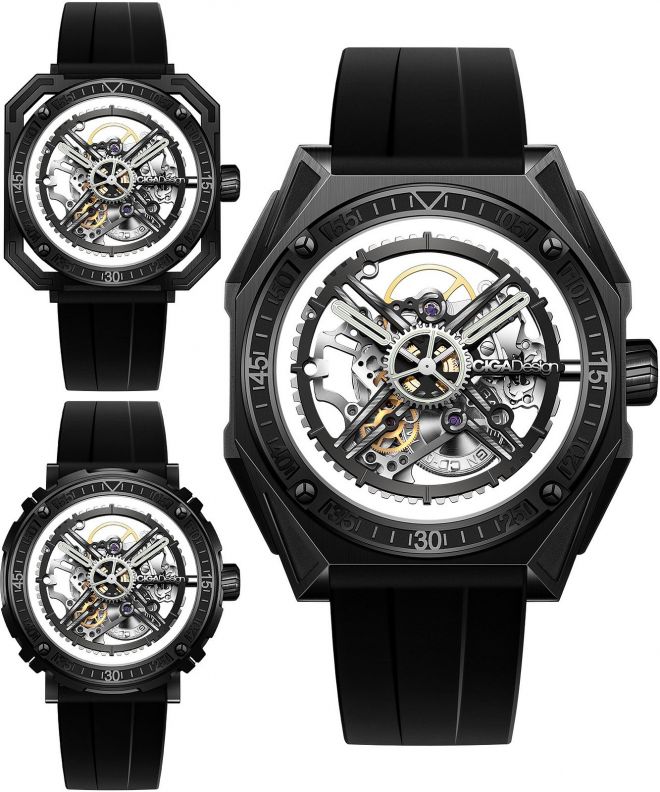 Orologio da Uomo Ciga Design M Magician Titanium DLC SET