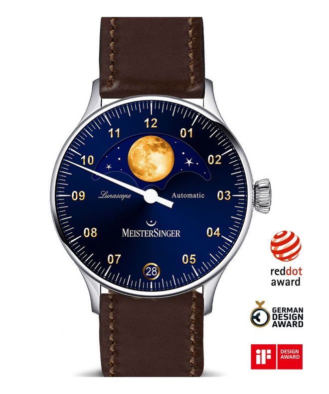 Orologio da Uomo Meistersinger Lunascope Automatic