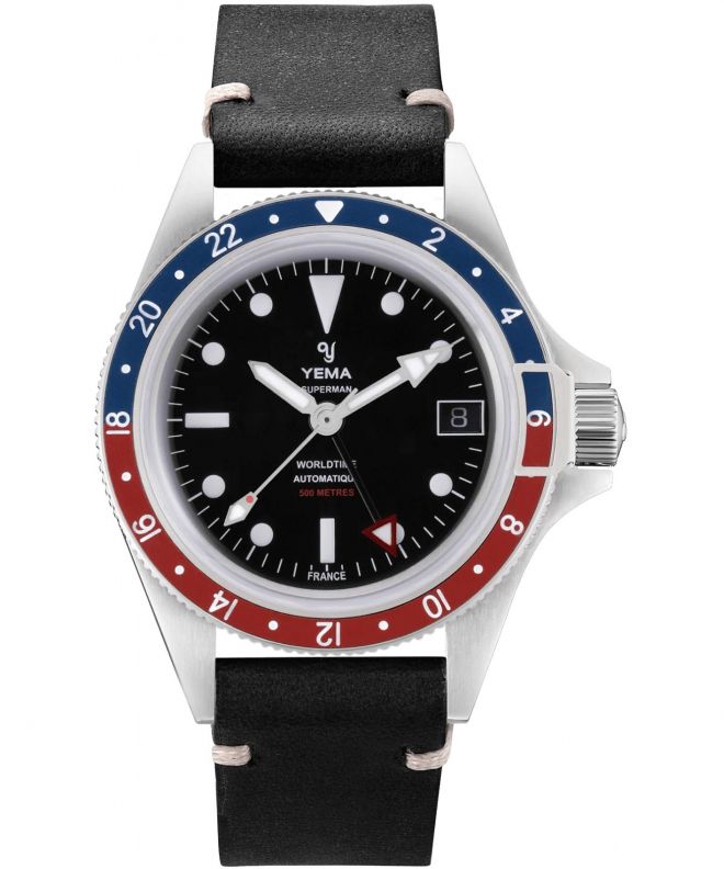 Orologio da Uomo Yema Superman 500 GMT Pepsi