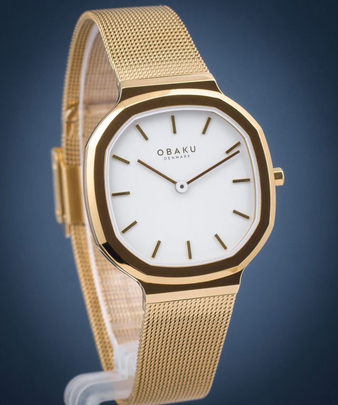 Orologio Unisex Obaku Oktant Lille Gold