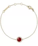 Bracciale Daniel Wellington Audrey Red Agathe Gold