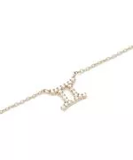 Collana Daniel Wellington Crystal Zodiac Chain Gold Gemini