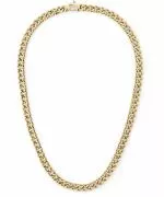 Collana Daniel Wellington Ellipse Cuban Chain Gold