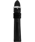 Cinturino Zeppelin Black Leather