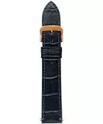 Cinturino Zeppelin Navy Blue Leather