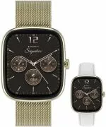 Smartwatch da Donna Garett Signature Flow Gold Mesh SET