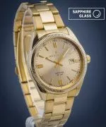 Orologio da Uomo DESTELL Loup Full Gold Steel Sapphire