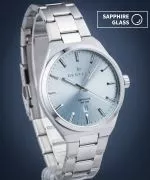Orologio da Uomo DESTELL Aries Ice Blue Silver Steel Sapphire