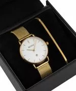 BOWA Milan White-Gold Mesh 34 Gift Set (orologio + bracciale)