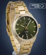 Orologio da Uomo DESTELL Aries Green Gold Steel Sapphire