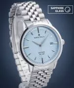 Orologio da Uomo DESTELL Pictor Ice Blue Silver Steel Sapphire