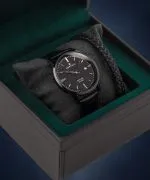 Orologio da Uomo DESTELL Pictor Full Black Sapphire Gift Set