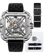 Orologio da Uomo Ciga Design X Series Gorilla Silver Skeleton Automatic