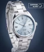 Orologio da Uomo DESTELL Loup Ice Blue Silver Steel Sapphire