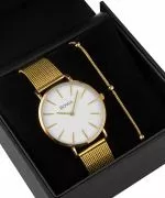 BOWA New York White-Gold Mesh 38 Gift Set (orologio + bracciale)