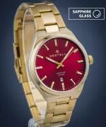 Orologio da Uomo DESTELL Aries Red Gold Steel Sapphire