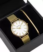 Orologio da Donna BOWA Praha White-Gold Mesh 38 Gift Set