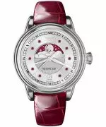 Orologio da Donna Aviator Moonflight Gemstone Edition Silver Red Ruby Limited Edition