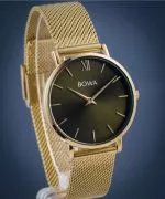 Orologio da Donna BOWA London Green-Gold Mesh 33