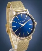 Orologio da Donna BOWA Praha Navy Blue-Gold Mesh 38