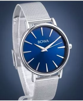 Orologio da Donna BOWA Praha Navy Blue-Silver Mesh 38