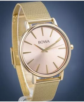 Orologio da Donna BOWA Praha Pink-Gold Mesh 38