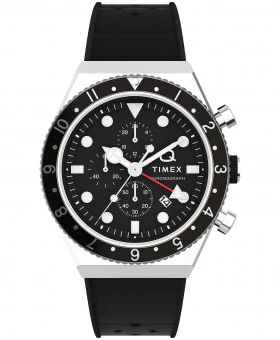 Orologio da Uomo Timex Timex Q Three Time Zone Chronograph