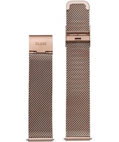 Bransoleta Cluse Minuit Mesh Rose Gold 16 mm