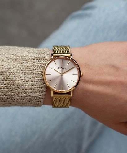 Orologio da Donna BOWA New York Petite Pink-Gold Mesh 34