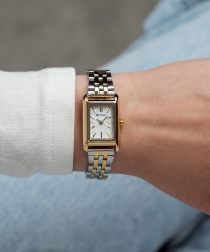 Orologio da Donna BOWA Paris White Silver-Gold Steel 20