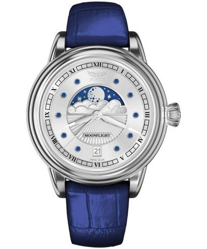 Orologio da Donna Aviator Moonflight Gemstone Edition Silver Blue Sapphire Limited Edition