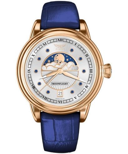 Orologio da Donna Aviator Moonflight Gemstone Edition Silver Blue Sapphire Limited Edition