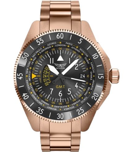 Orologio da Uomo Aviator Airacobra GMT