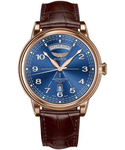Orologio da Uomo Aviator Douglas DC-3 Day-Date Automatic Limited Edition