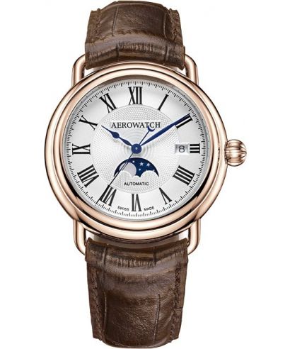 Orologio da Uomo Aerowatch 1942 Moon Phases Automatic