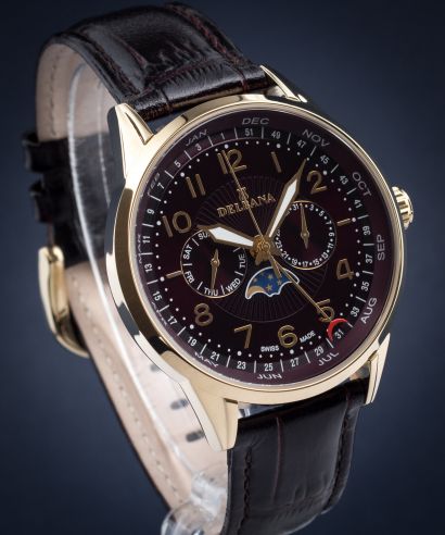 Orologio da Uomo Delbana Retro Moonphase