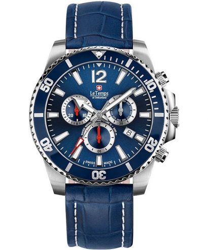 Orologio da Uomo Le Temps Swiss Naval Patrol Chrono