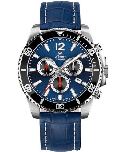 Orologio da Uomo Le Temps Swiss Naval Patrol Chrono